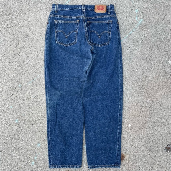 Vtg Levi's 550 Jeans Womens Blue Relaxed Fit Tapered Leg Y2K size 10 preloved - Picture 1 of 5